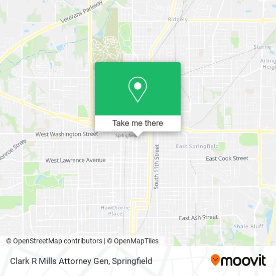 Clark R Mills Attorney Gen map