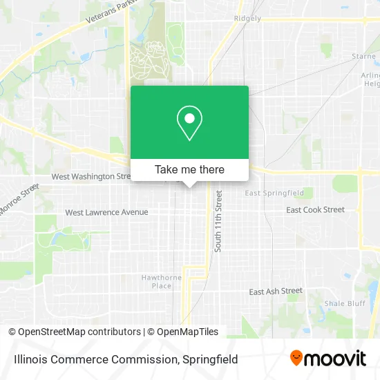 Illinois Commerce Commission map