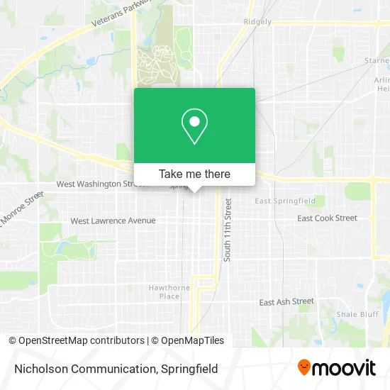 Nicholson Communication map