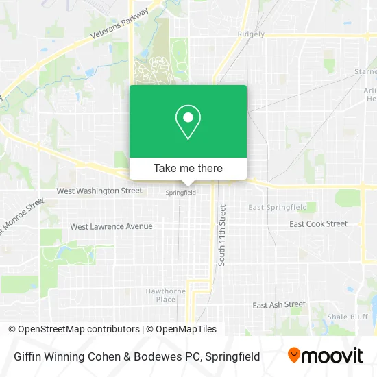 Mapa de Giffin Winning Cohen & Bodewes PC