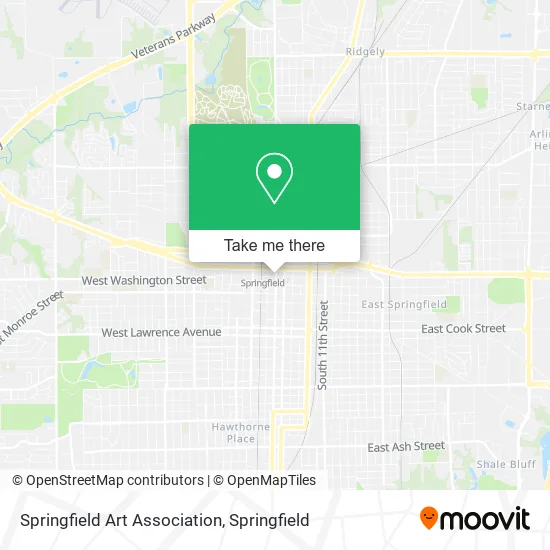 Mapa de Springfield Art Association