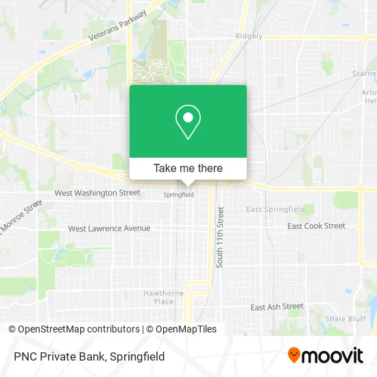 PNC Private Bank map