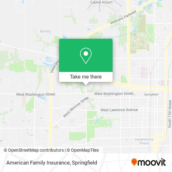 Mapa de American Family Insurance