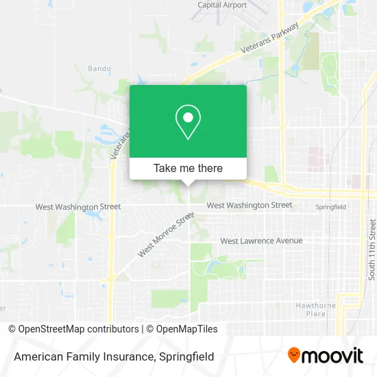 American Family Insurance map