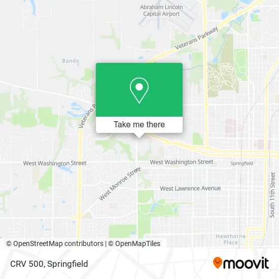 Mapa de CRV 500