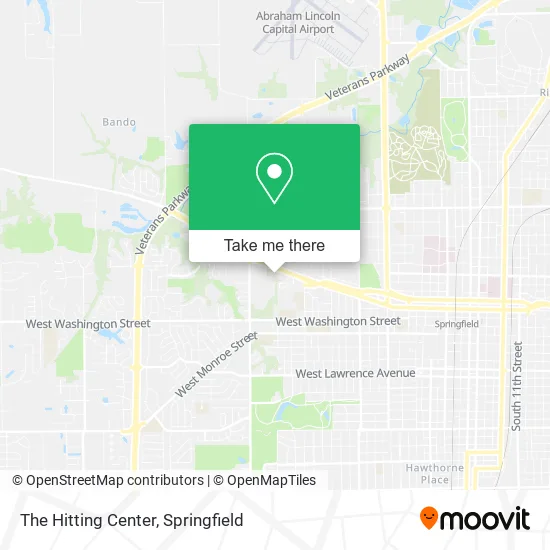 The Hitting Center map