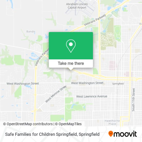 Safe Families for Children Springfield map