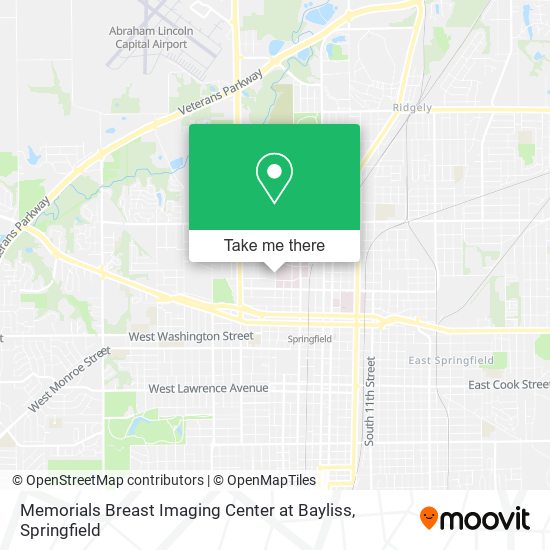 Memorials Breast Imaging Center at Bayliss map
