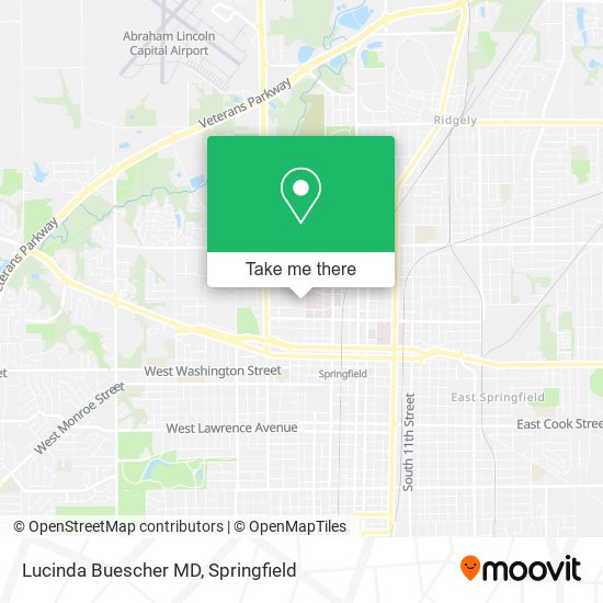 Lucinda Buescher MD map