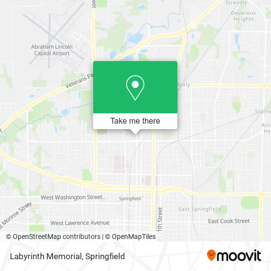 Labyrinth Memorial map