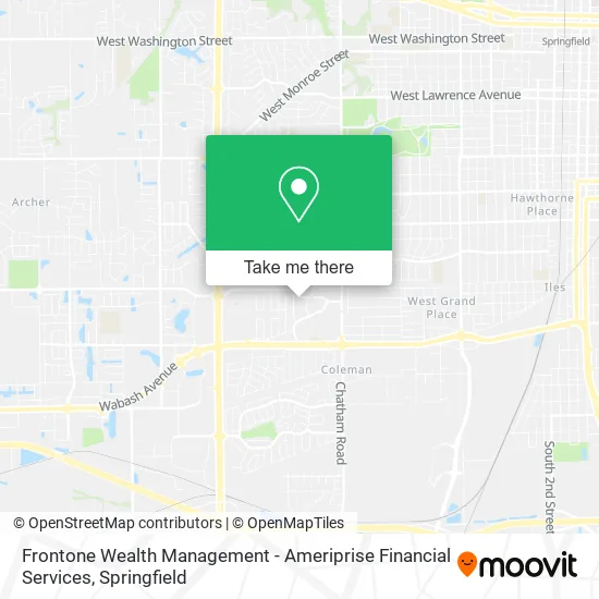 Mapa de Frontone Wealth Management - Ameriprise Financial Services