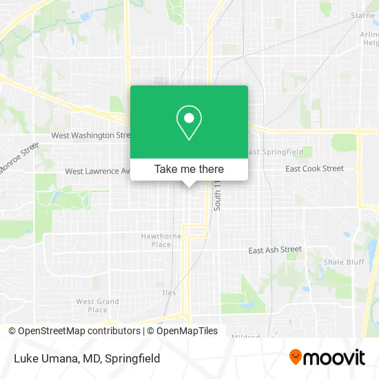 Luke Umana, MD map