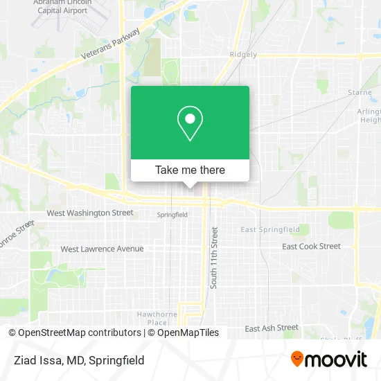 Ziad Issa, MD map
