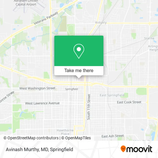 Avinash Murthy, MD map