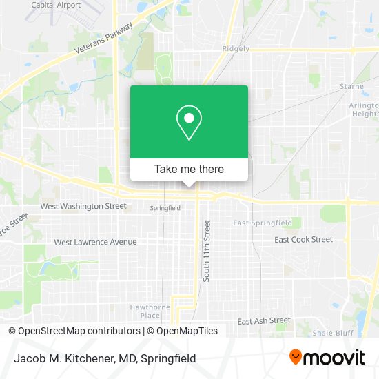 Jacob M. Kitchener, MD map