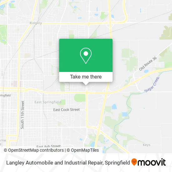 Mapa de Langley Automobile and Industrial Repair