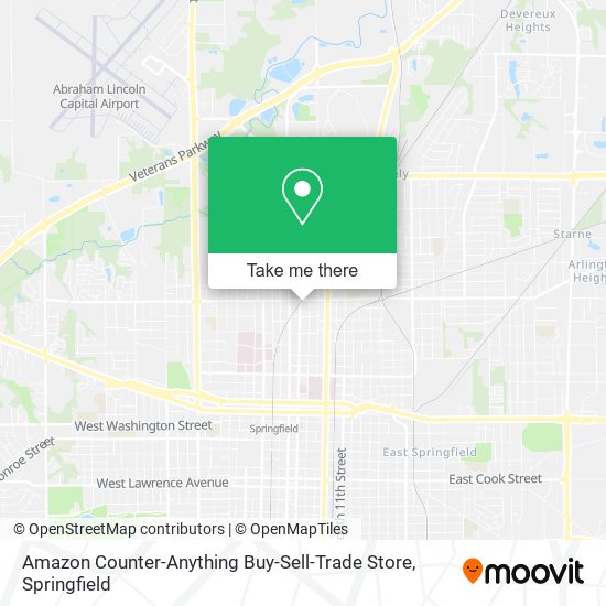 Mapa de Amazon Counter-Anything Buy-Sell-Trade Store