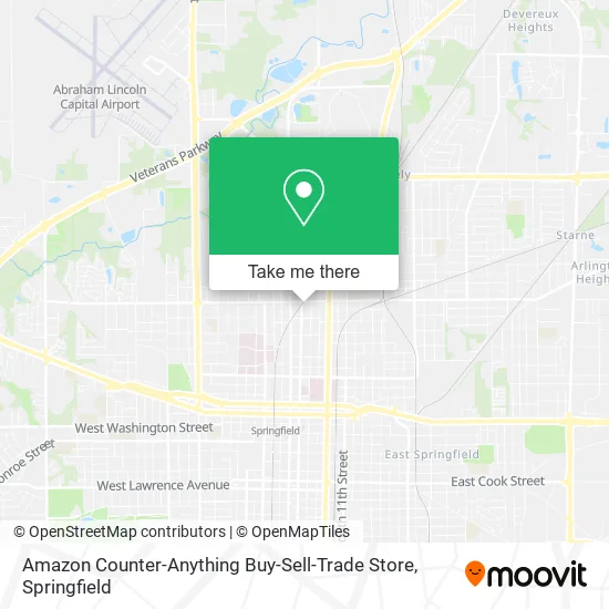 Amazon Counter-Anything Buy-Sell-Trade Store map
