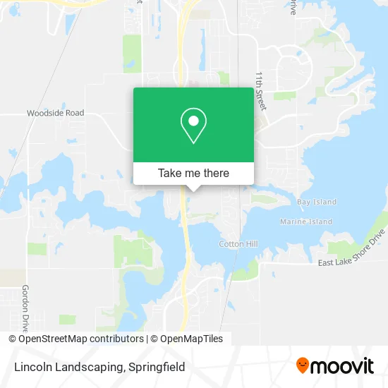 Lincoln Landscaping map