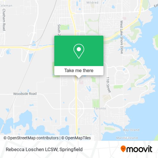 Rebecca Loschen LCSW map