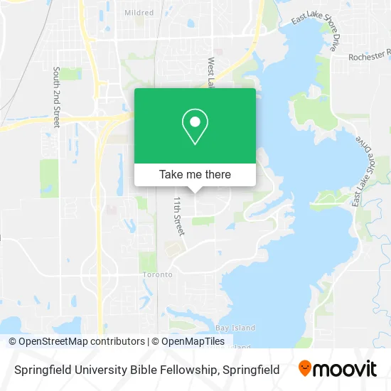 Springfield University Bible Fellowship map