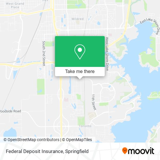 Mapa de Federal Deposit Insurance