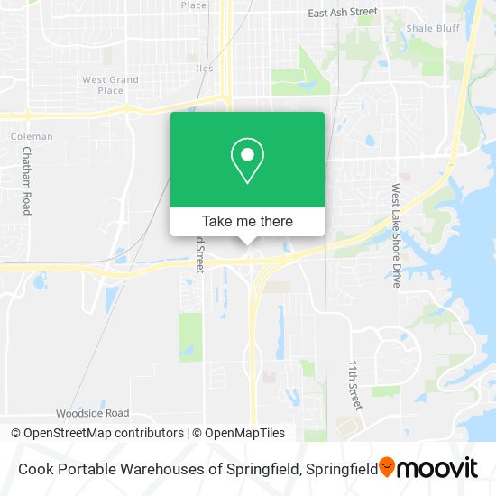 Mapa de Cook Portable Warehouses of Springfield