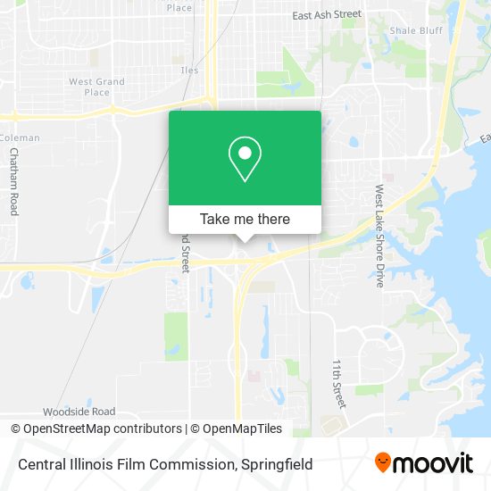 Central Illinois Film Commission map