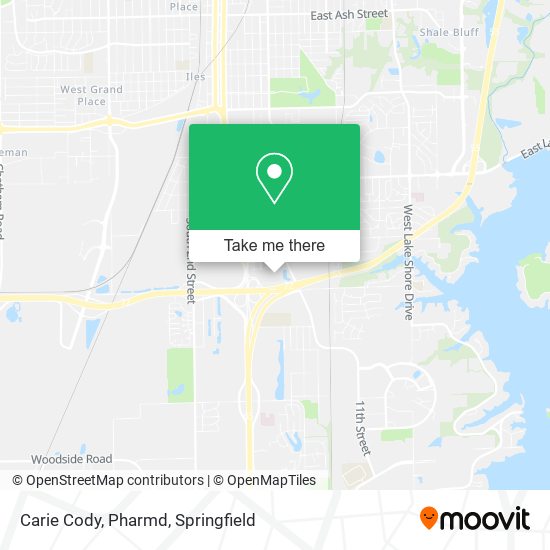 Mapa de Carie Cody, Pharmd