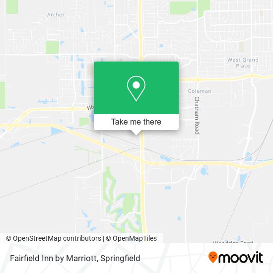Mapa de Fairfield Inn by Marriott