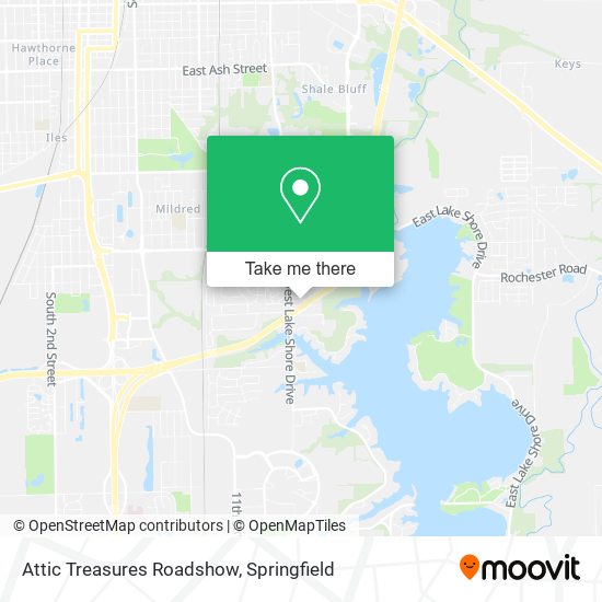 Attic Treasures Roadshow map