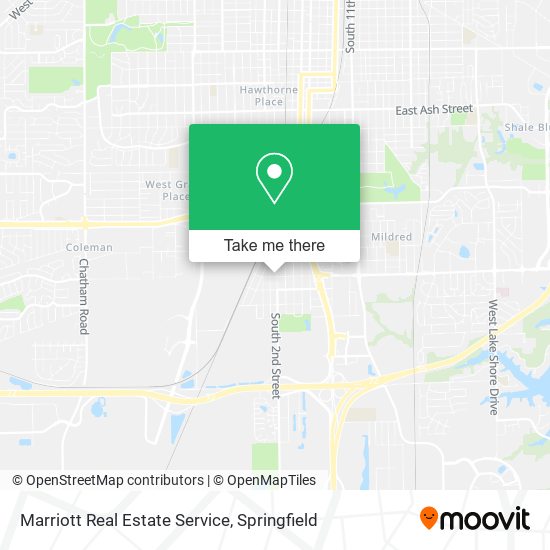 Marriott Real Estate Service map