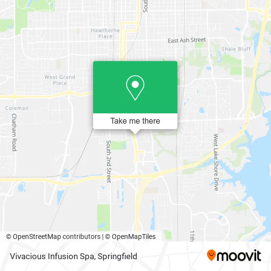 Vivacious Infusion Spa map