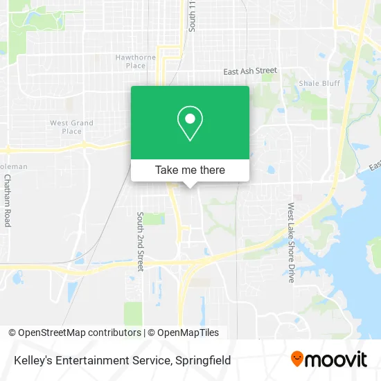 Mapa de Kelley's Entertainment Service