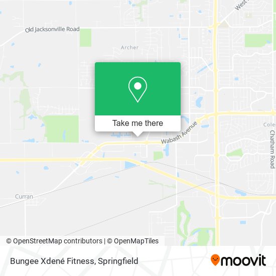 Bungee Xdené Fitness map