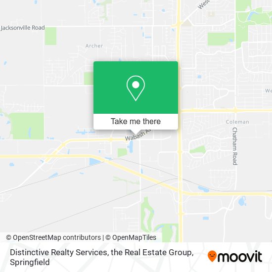 Mapa de Distinctive Realty Services, the Real Estate Group