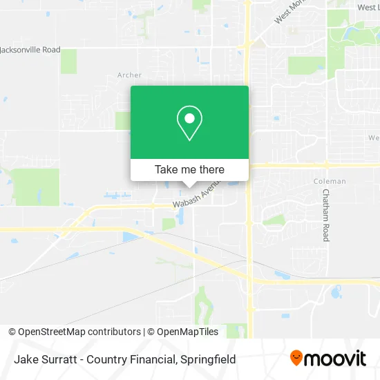 Mapa de Jake Surratt - Country Financial