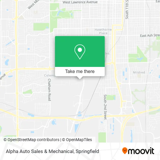 Alpha Auto Sales & Mechanical map