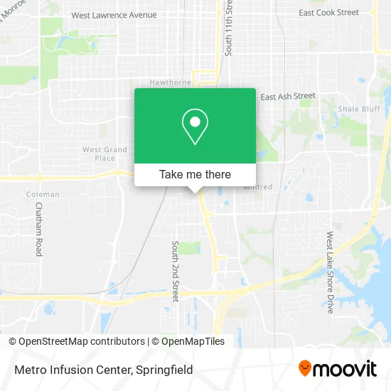 Mapa de Metro Infusion Center