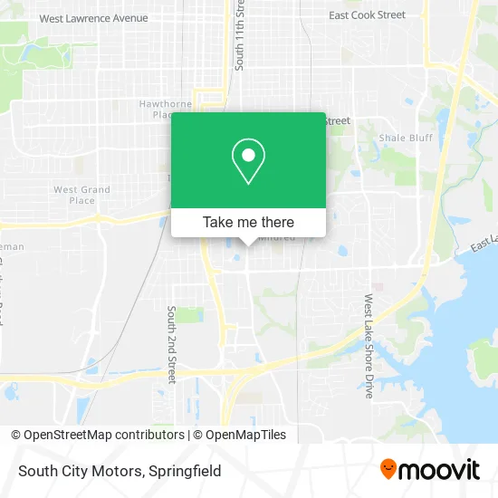 South City Motors map