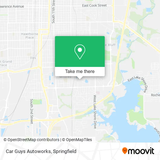 Mapa de Car Guys Autoworks
