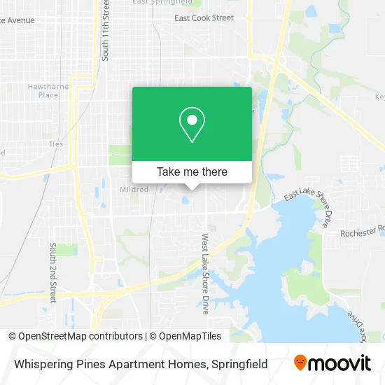 Mapa de Whispering Pines Apartment Homes