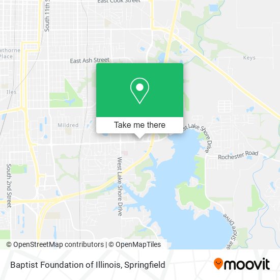 Mapa de Baptist Foundation of Illinois