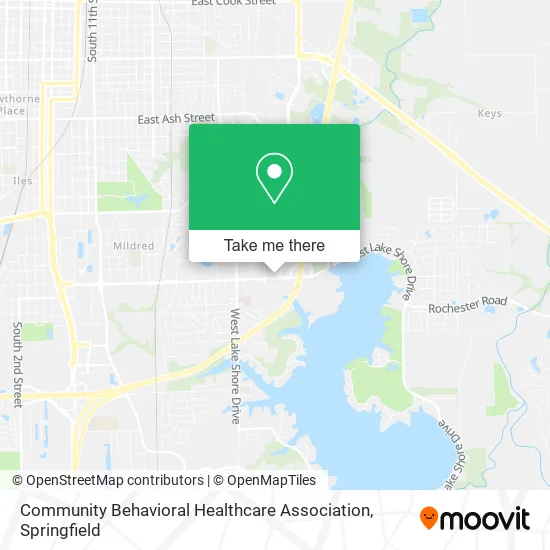 Community Behavioral Healthcare Association map