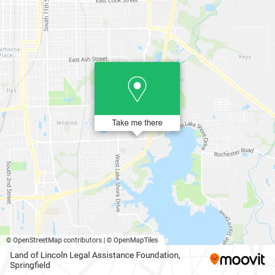 Mapa de Land of Lincoln Legal Assistance Foundation