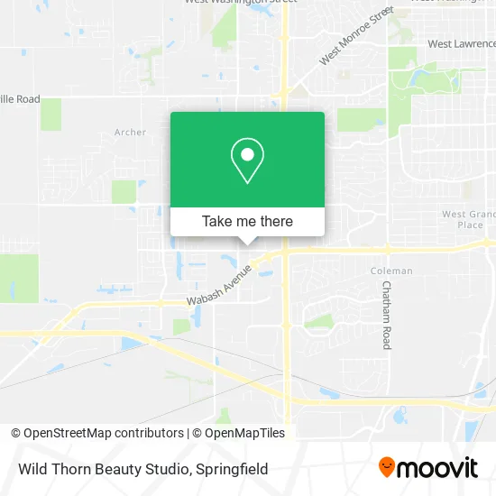 Wild Thorn Beauty Studio map