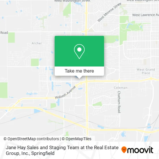 Mapa de Jane Hay Sales and Staging Team at the Real Estate Group, Inc.