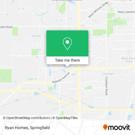 Ryan Homes map