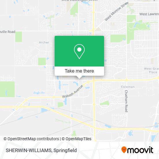 SHERWIN-WILLIAMS map