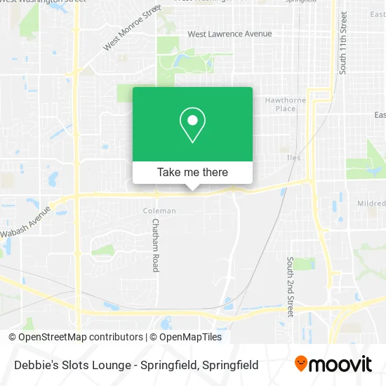 Mapa de Debbie's Slots Lounge - Springfield